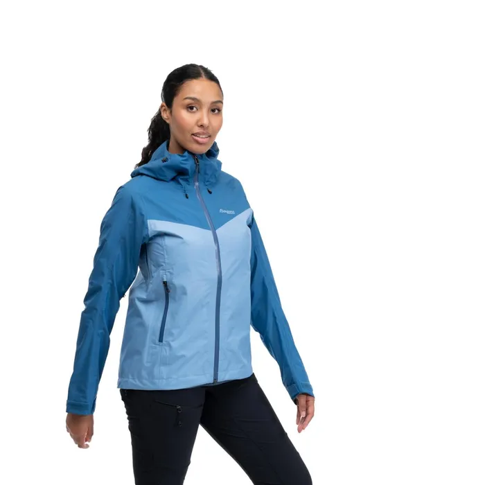 Bergans Of Norway Shell Jackets Skar Light 3l Shell Jacket Pacific Blue North Sea Blue 8211 Women