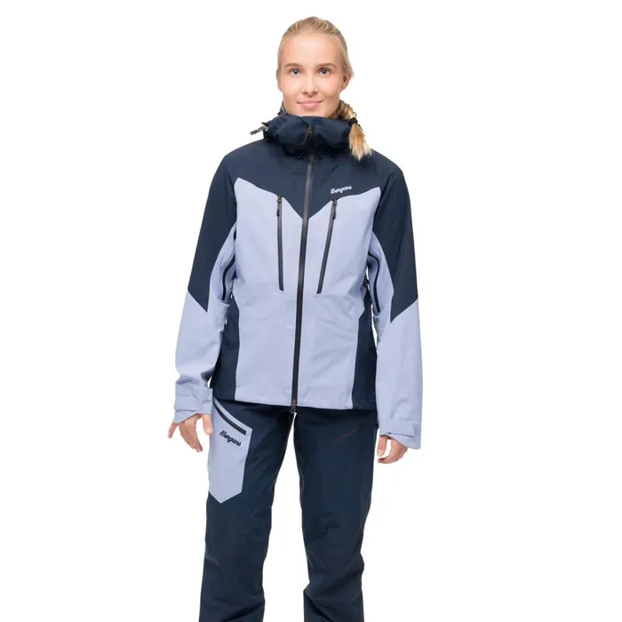 Bergans Of Norway Shell Jackets Tind 3l Shell Jacket Blueberry Milk Navy Blue 8211 Women Bergans Of Norway Shell Jackets Tind 3l Shell Jacket Blueberry Milk Navy Blue 8211 Women