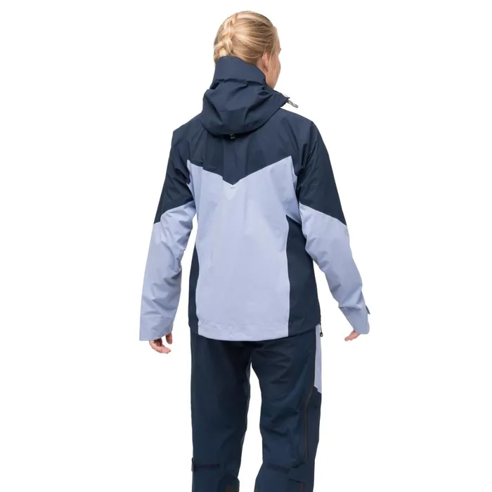 Bergans Of Norway Shell Jackets Tind 3l Shell Jacket Blueberry Milk Navy Blue 8211 Women