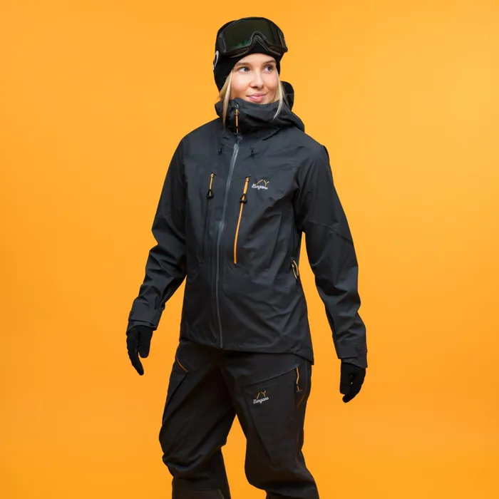 Bergans Of Norway Shell Jackets Y Mountainline Breathe 3l Shell Jacket Dark Shadow Grey 8211 Women