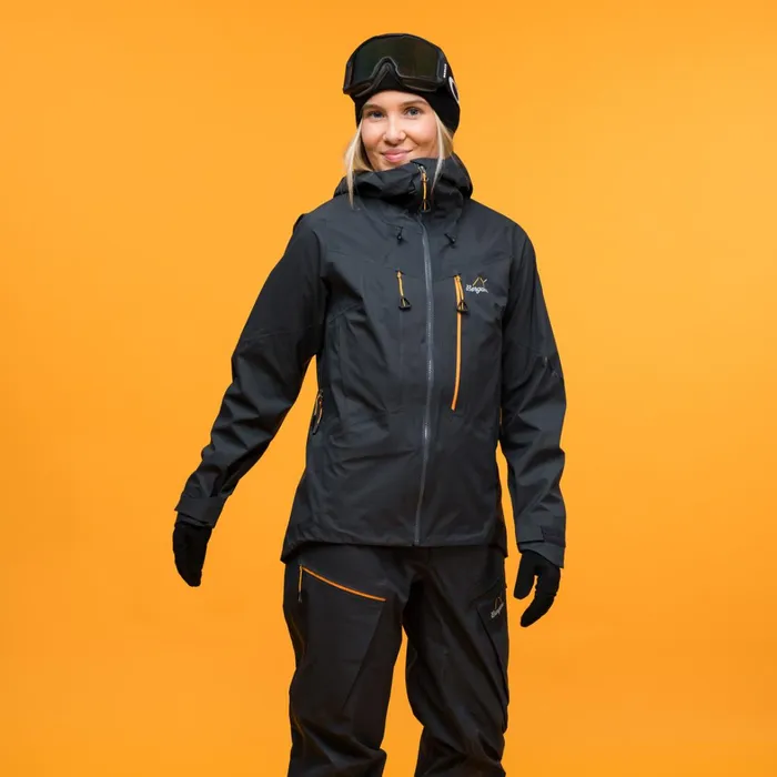 Bergans Of Norway Shell Jackets Y Mountainline Breathe 3l Shell Jacket Dark Shadow Grey 8211 Women