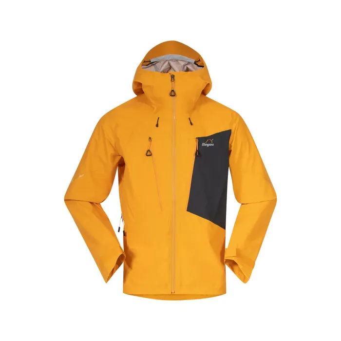 Bergans Of Norway Shell Jackets Y Mountainline Breathe 3l Shell Jacket Mango Yellow 8211 Men