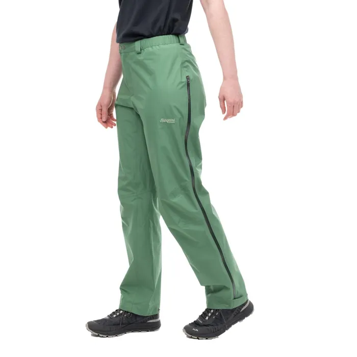 Bergans Of Norway Shell Pants Vandre Light 3l Shell Zipped Pants Dark Jade Green 8211 Women
