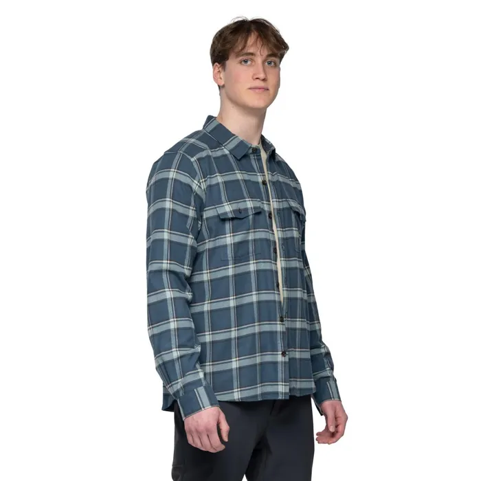 Bergans Of Norway Shirts Tovdal Shirt Orion Blue Misty Forest Check 8211 Men