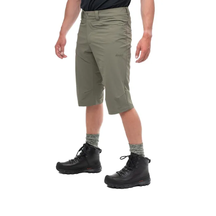 Bergans Of Norway Shorts Vandre Light Softshell Long Shorts Green Mud 8211 Men