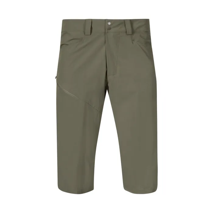 Bergans Of Norway Shorts Vandre Light Softshell Long Shorts Green Mud 8211 Men