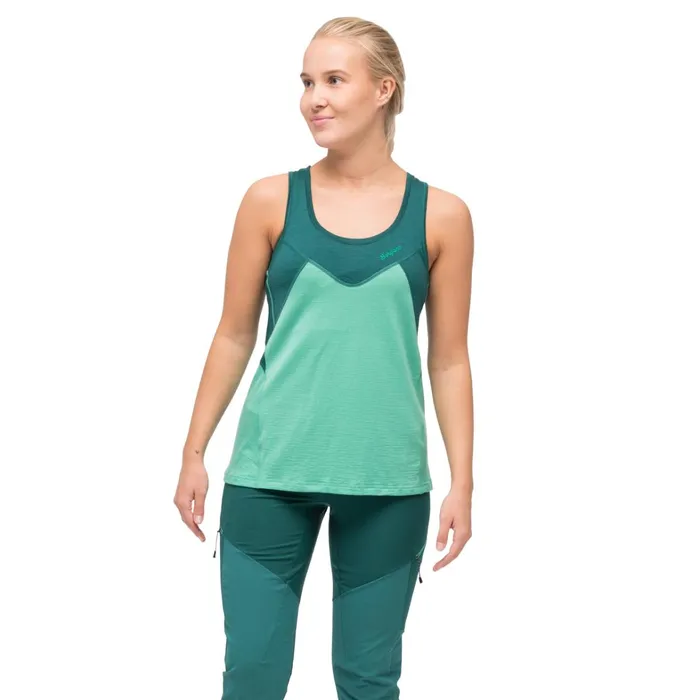 Bergans Of Norway Singlets Tind Wool Top Light Malachite Green Malachite Green 8211 Women Bergans Of Norway Singlets Tind Wool Top Light Malachite Green Malachite Green 8211 Women