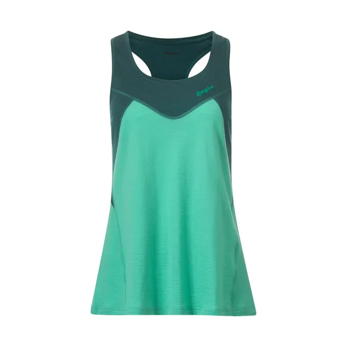 Bergans Of Norway Singlets Tind Wool Top Light Malachite Green Malachite Green 8211 Women