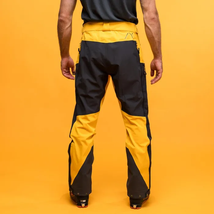 Bergans Of Norway Ski Pants Y Mountainline Hybrid Softshell Pants Mango Yellow Dark Shadow Grey 8211 Men