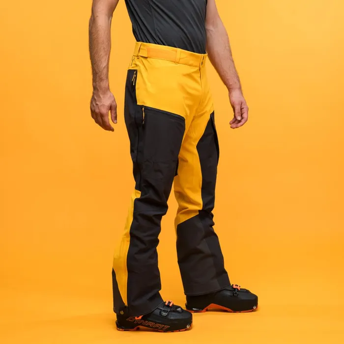 Bergans Of Norway Ski Pants Y Mountainline Hybrid Softshell Pants Mango Yellow Dark Shadow Grey 8211 Men