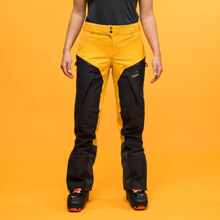 Bergans Of Norway Ski Pants Y Mountainline Hybrid Softshell Pants Mango Yellow Dark Shadow Grey 8211 Women Bergans Of Norway Ski Pants Y Mountainline Hybrid Softshell Pants Mango Yellow Dark Shadow Grey 8211 Women