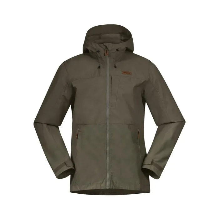 Bergans Of Norway Softshell Jackets Nordmarka Leaf Light Wind Jacket Green Mud 8211 Men