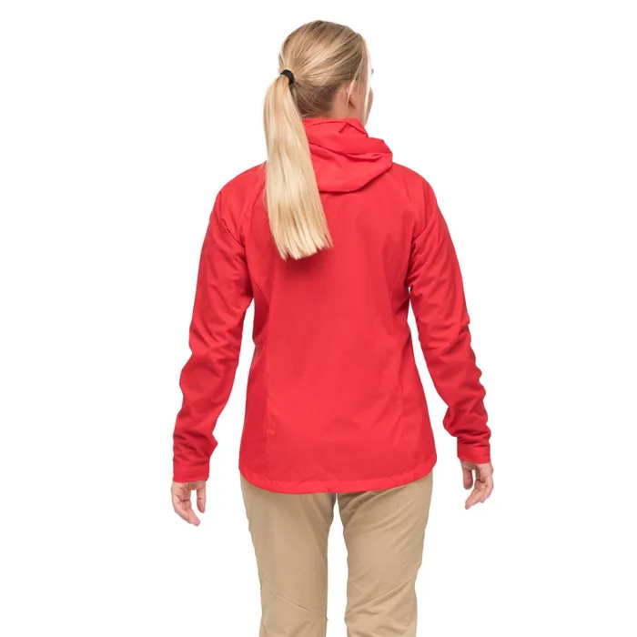 Bergans Of Norway Softshell Jackets Rabot Windbreaker Jacket Fire Red 8211 Women