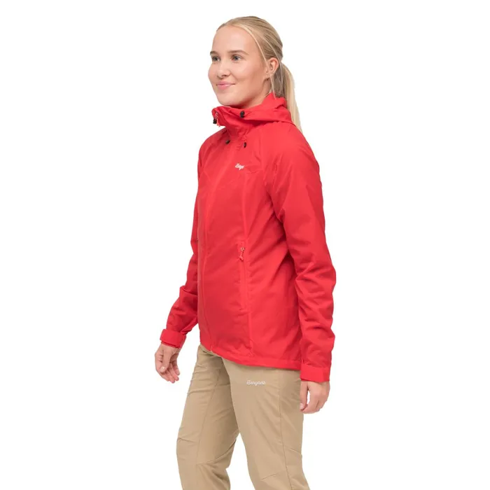 Bergans Of Norway Softshell Jackets Rabot Windbreaker Jacket Fire Red 8211 Women