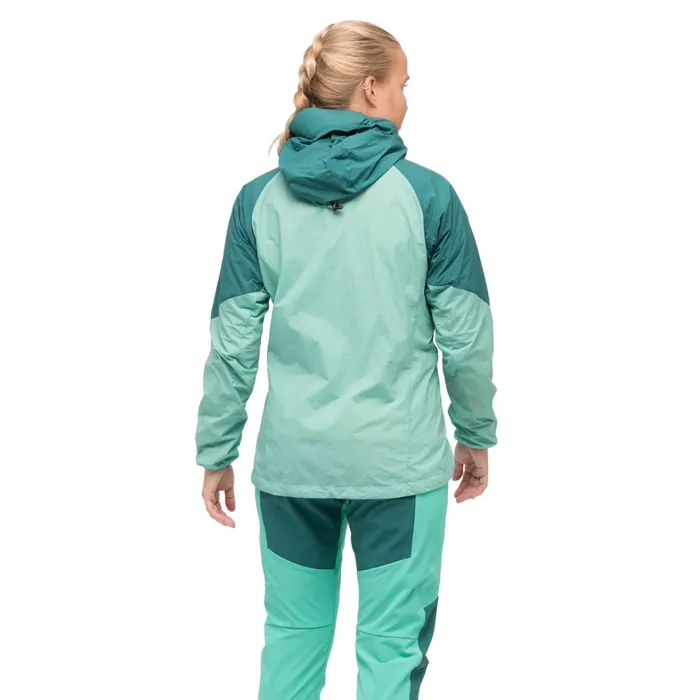 Bergans Of Norway Softshell Jackets Tind Windbreaker Anorak Light Malachite Green Malachite Green 8211 Women
