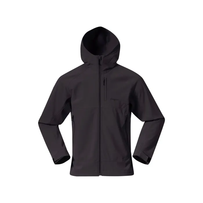 Bergans Of Norway Softshell Jackets Vaagaa Softshell Jacket Hood Black 8211 Men