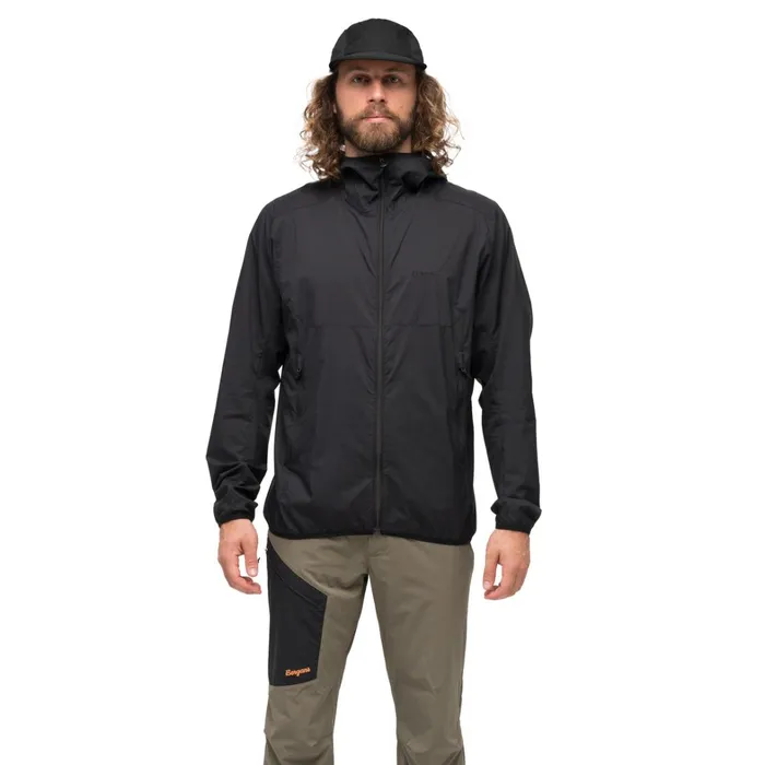 Bergans Of Norway Softshell Jackets Vaagaa Windbreaker Jacket Black 8211 Men