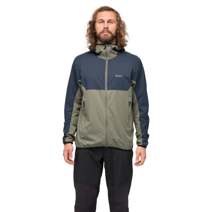 Bergans Of Norway Softshell Jackets Vaagaa Windbreaker Jacket Green Mud Navy 8211 Men Bergans Of Norway Softshell Jackets Vaagaa Windbreaker Jacket Green Mud Navy 8211 Men