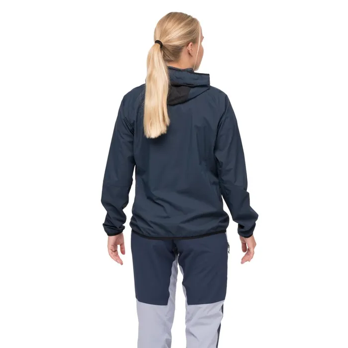 Bergans Of Norway Softshell Jackets Vaagaa Windbreaker Jacket Navy Blue 8211 Women