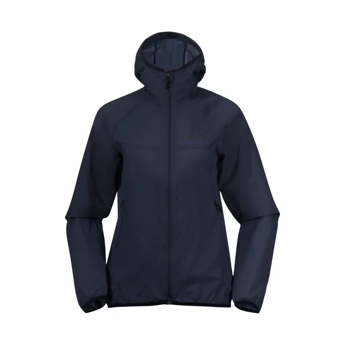Bergans Of Norway Softshell Jackets Vaagaa Windbreaker Jacket Navy Blue 8211 Women