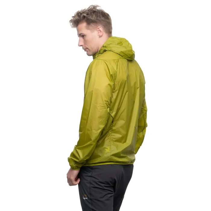 Bergans Of Norway Softshell Jackets Y Lightline Pure Windbreaker Jacket Golden Lime Green 8211 Men