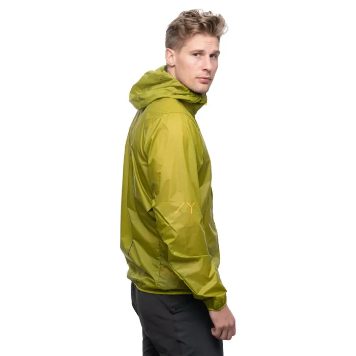 Bergans Of Norway Softshell Jackets Y Lightline Pure Windbreaker Jacket Golden Lime Green 8211 Men