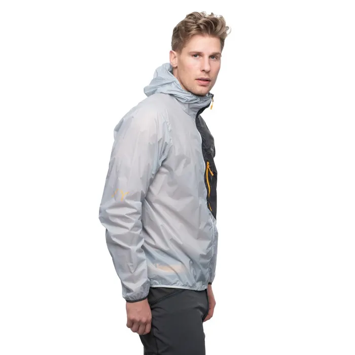 Bergans Of Norway Softshell Jackets Y Lightline Pure Windbreaker Jacket Pearl Grey Dark Shadow Grey 8211 Men