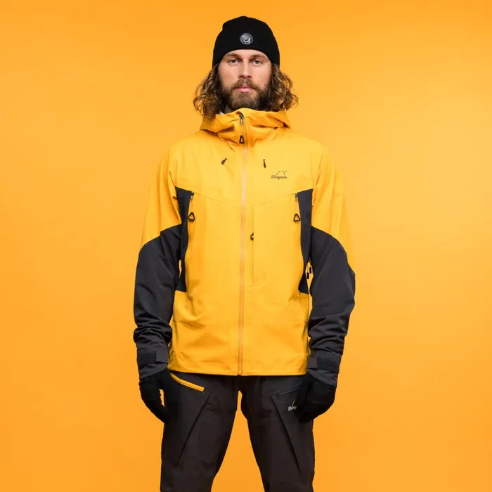 Bergans Of Norway Softshell Jackets Y Mountainline Hybrid Softshell Jacket Mango Yellow Dark Shadow Grey 8211 Men Bergans Of Norway Softshell Jackets Y Mountainline Hybrid Softshell Jacket Mango Yellow Dark Shadow Grey 8211 Men