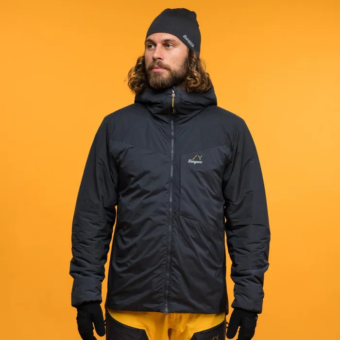 Bergans Of Norway Softshell Jackets Y Mountainline Insulated Windbreaker Jacket Dark Shadow Grey 8211 Men