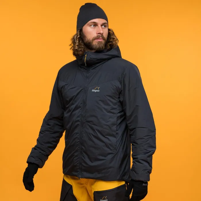 Bergans Of Norway Softshell Jackets Y Mountainline Insulated Windbreaker Jacket Dark Shadow Grey 8211 Men