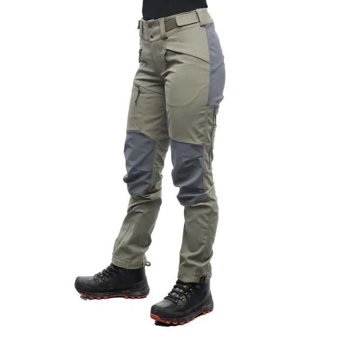 Bergans Of Norway Softshell Pants Fjorda Trekking Hybrid W Pants Green Mud Solid Dark Grey 8211 Women