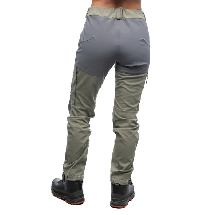 Bergans Of Norway Softshell Pants Fjorda Trekking Hybrid W Pants Green Mud Solid Dark Grey 8211 Women
