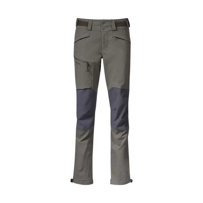 Bergans Of Norway Softshell Pants Fjorda Trekking Hybrid W Pants Green Mud Solid Dark Grey 8211 Women