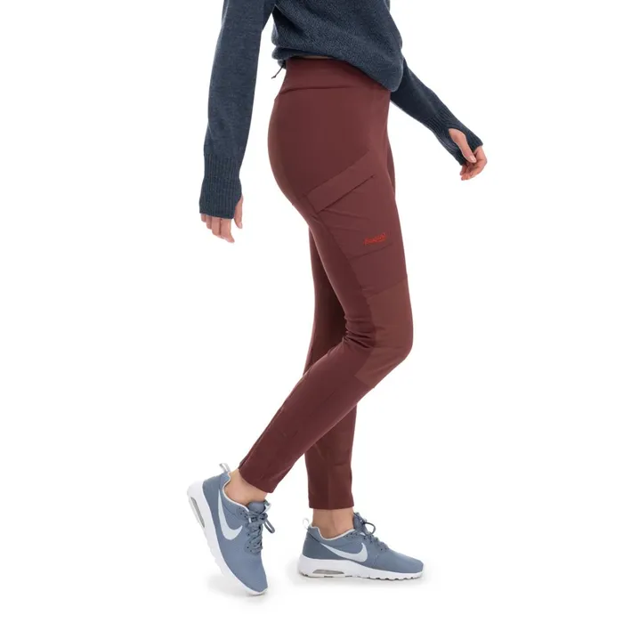 Bergans Of Norway Softshell Pants Flyen Original Tight Pants Amarone Red 8211 Women
