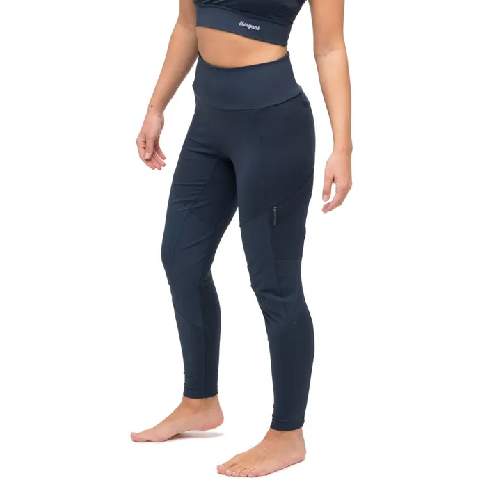 Bergans Of Norway Softshell Pants Tind Vertical Rock Tights Navy Blue 8211 Women