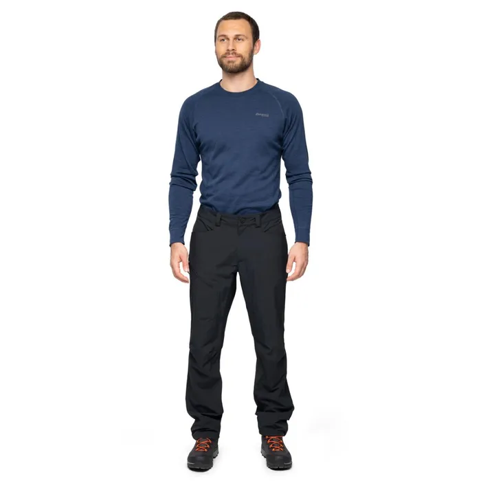 Bergans Of Norway Softshell Pants Vaagaa Light Softshell Pants Black 8211 Men