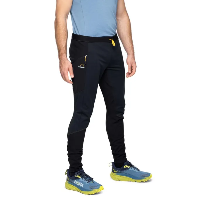 Bergans Of Norway Softshell Pants Y Lightline Fast Winter Tights Black 8211 Men