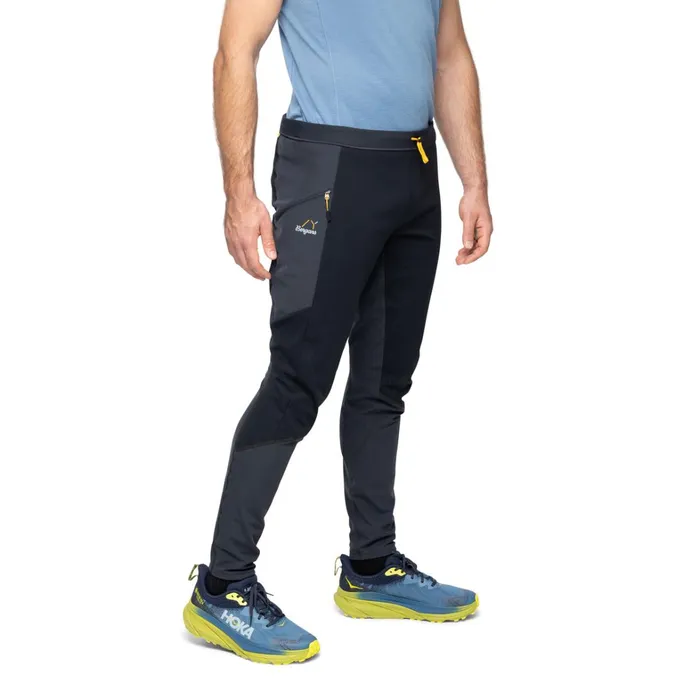 Bergans Of Norway Softshell Pants Y Lightline Fast Winter Tights Dark Shadow Grey Black 8211 Men