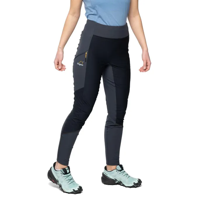 Bergans Of Norway Softshell Pants Y Lightline Fast Winter Tights Dark Shadow Grey Black 8211 Women