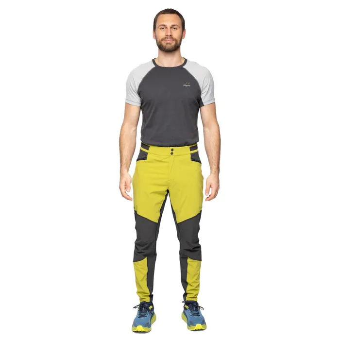 Bergans Of Norway Softshell Pants Y Lightline Progressive Pants Golden Lime Green Dark Shadow Grey 8211 Men
