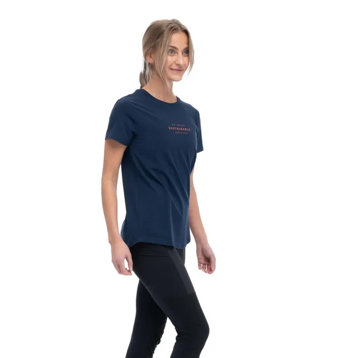 Bergans Of Norway TShirts Graphic W Tee Navy Blue 8211 Women