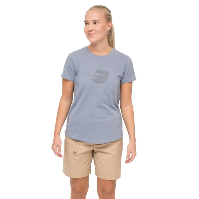 Bergans Of Norway TShirts Nordmarka Organic Cotton Print Tee Husky Blue Husky Blue Sunset 8211 Women Bergans Of Norway TShirts Nordmarka Organic Cotton Print Tee Husky Blue Husky Blue Sunset 8211 Women