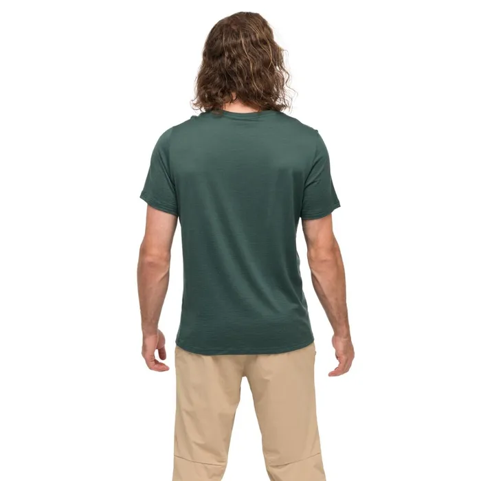 Bergans Of Norway TShirts Rabot Mount Wool Tee Duke Green 8211 Men