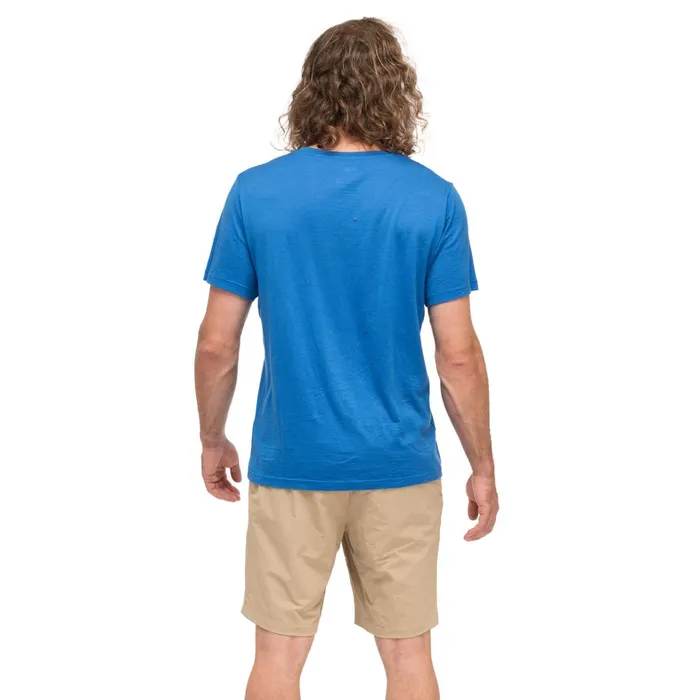 Bergans Of Norway TShirts Rabot Mount Wool Tee Space Blue 8211 Men