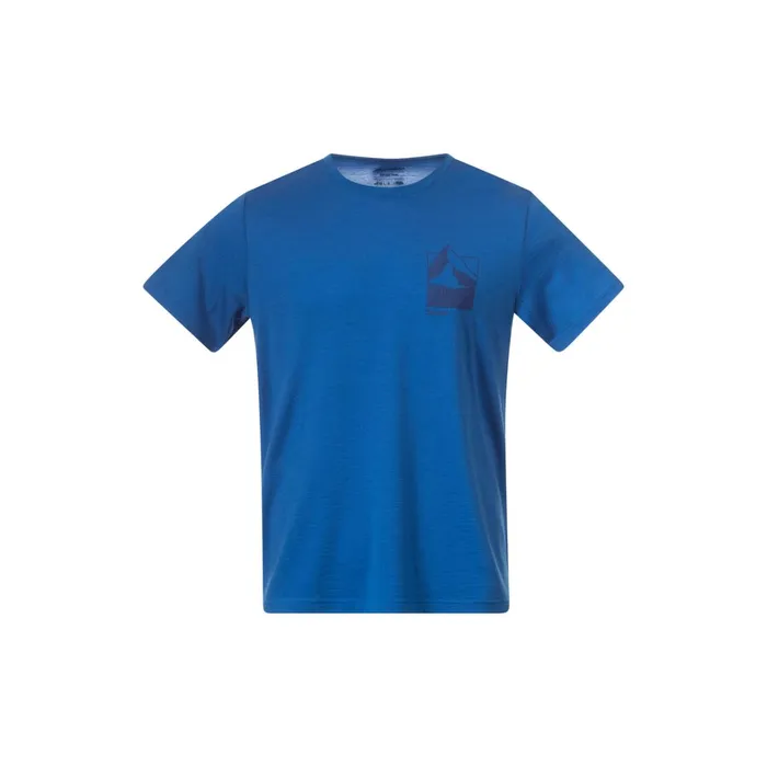 Bergans Of Norway TShirts Rabot Mount Wool Tee Space Blue 8211 Men