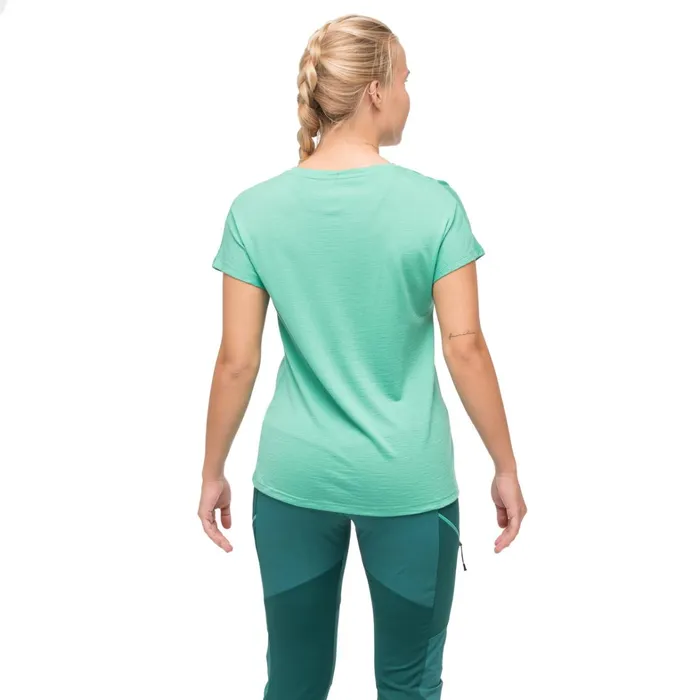 Bergans Of Norway TShirts Tind Altitude Merino Tee Light Malachite Green 8211 Women