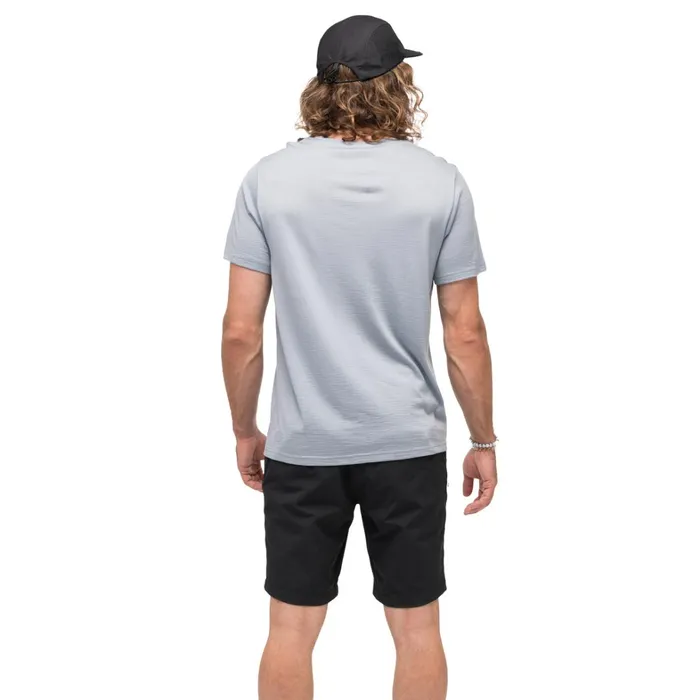 Bergans Of Norway TShirts Vaagaa Adventure Merino Tee Husky Blue 8211 Men