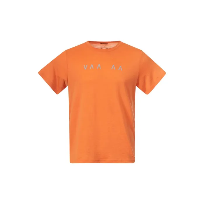 Bergans Of Norway TShirts Vaagaa Explore Merino Tee Faded Orange 8211 Men