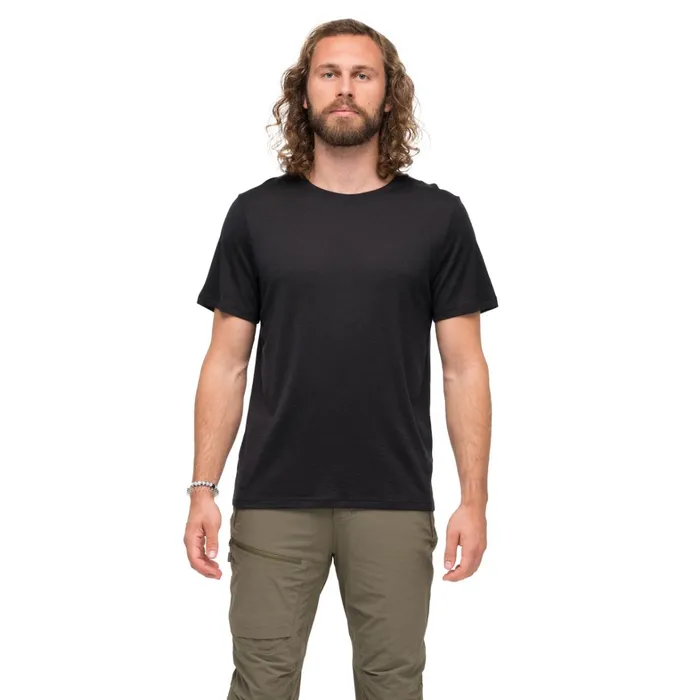 Bergans Of Norway TShirts Whenever Merino Tee Black 8211 Men