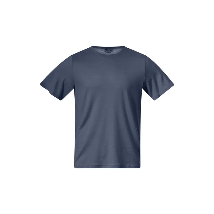 Bergans Of Norway TShirts Whenever Merino Tee Granite Blue 8211 Men